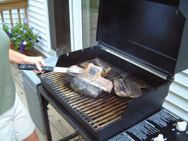 Grill the racks on high heat until the meat is cooked medium-rare to medium.